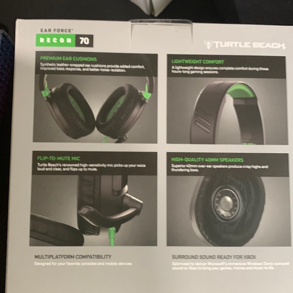 Turtle Beach Recon 70 Wired Gaming Headset for Xbox Series X|S & Xbox One NWT - Picture 2 of 4